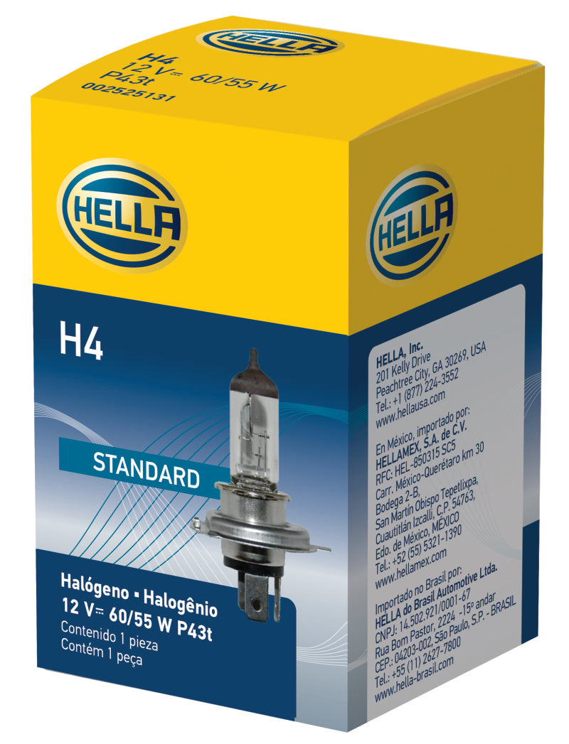 Hella Halogen H4 12V 60/55W Bulb Bulbs Hella