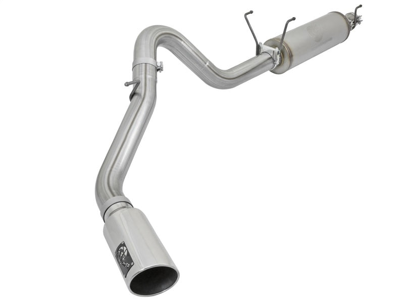aFe MACHForce XP 4in Exhausts Cat-Back SS w/ Polished Tips 14-17 Dodge Ram 2500 V8-6.4L Hemi Catback aFe