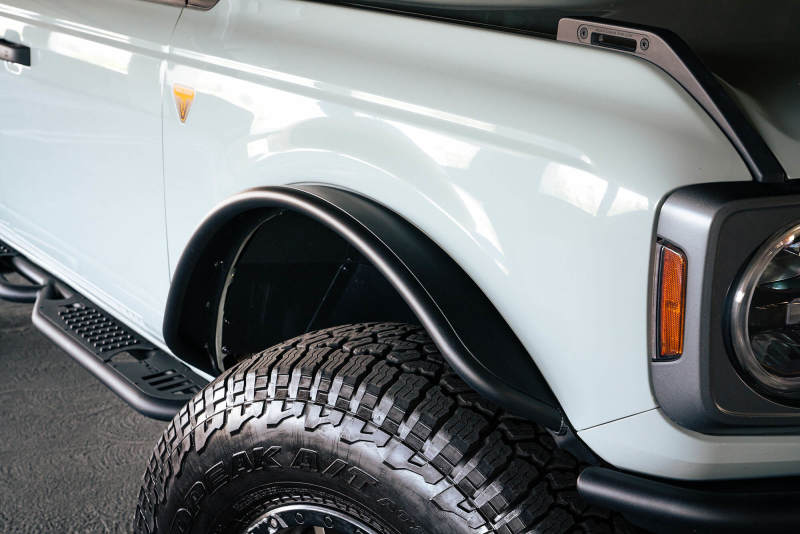 DV8 Offroad 21-22 Ford Bronco Front Inner Fender Liners Wheel Well Liners DV8 Offroad