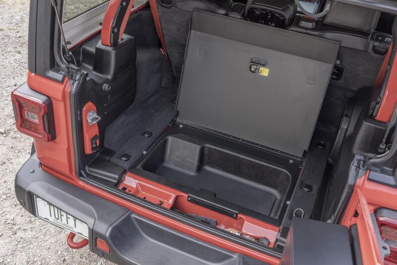 Tuffy Jl Locking Cubby Cover- Blk 2019+ Jl Wrangler Cargo Boxes & Bags Tuffy Products
