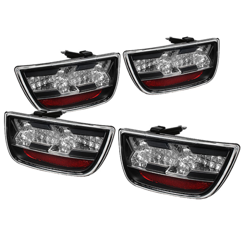 Spyder Chevy Camaro 10-13 LED Tail Lights Black ALT-YD-CCAM2010-LED-BK Tail Lights SPYDER