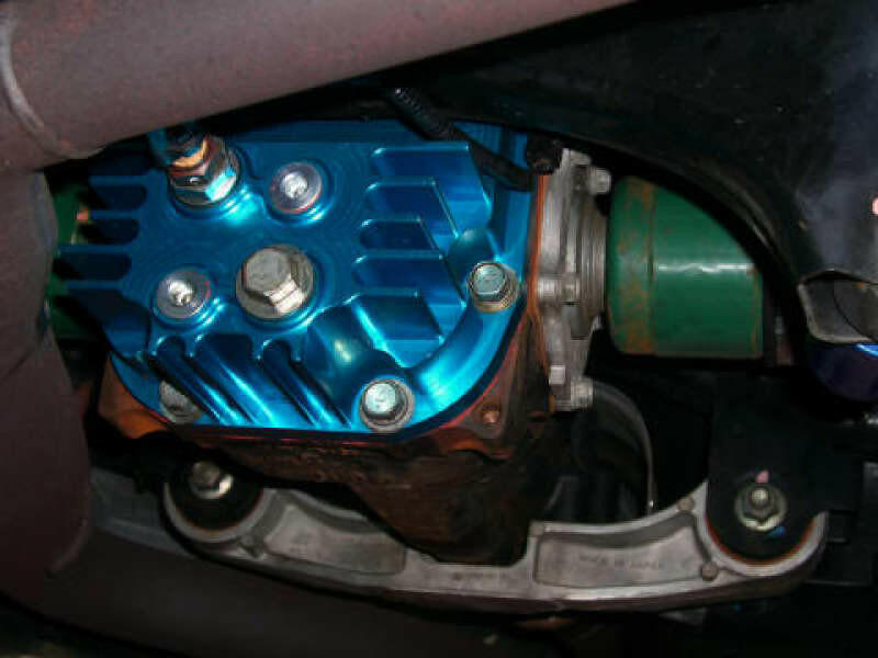 Cusco Rear Differential Cover Blue Increased Capacity Subaru Impreza WRX STi (R180 End) Diff Covers Cusco