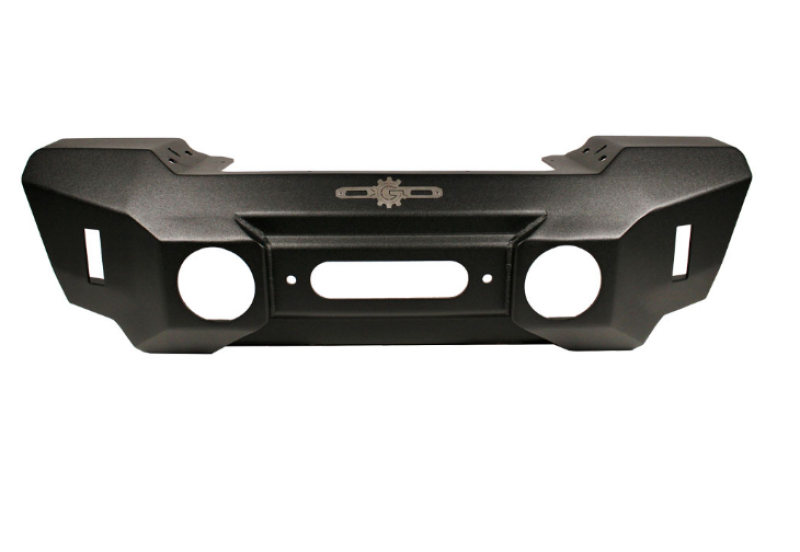 Rock Slide 07-18 Jeep Wrangler JK Appalachian Steel Stubby Front Bumper w/ Winch Plate Bumpers - Steel Rock Slide Engineering