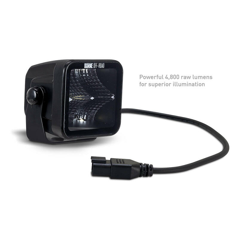 Borne Off-Road Light Pods (Kit of 2) 3x3 Flood Light Bars & Cubes Borne Off-Road