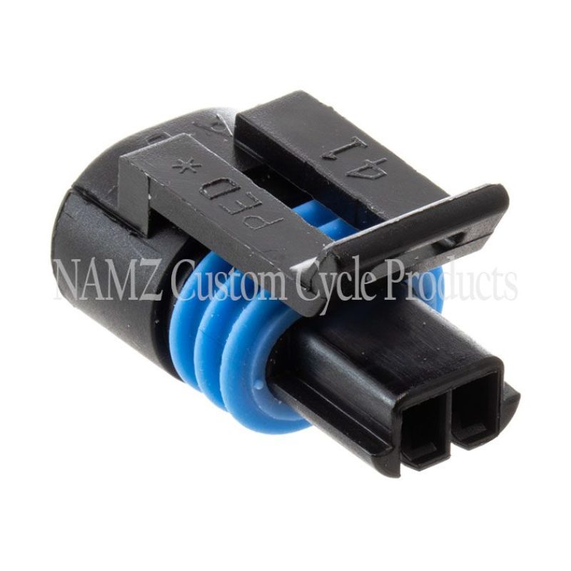 NAMZ 95-06 V-Twin (Except 2006 Dyna) OEM Engine Temp Connector w/Terminals (HD 72273-95) Wiring Connectors NAMZ