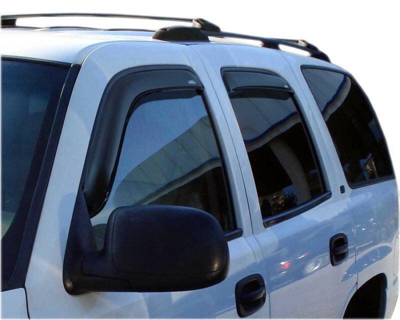 AVS 02-06 Cadillac Escalade Ventvisor In-Channel Front & Rear Window Deflectors 4pc - Smoke Wind Deflectors AVS