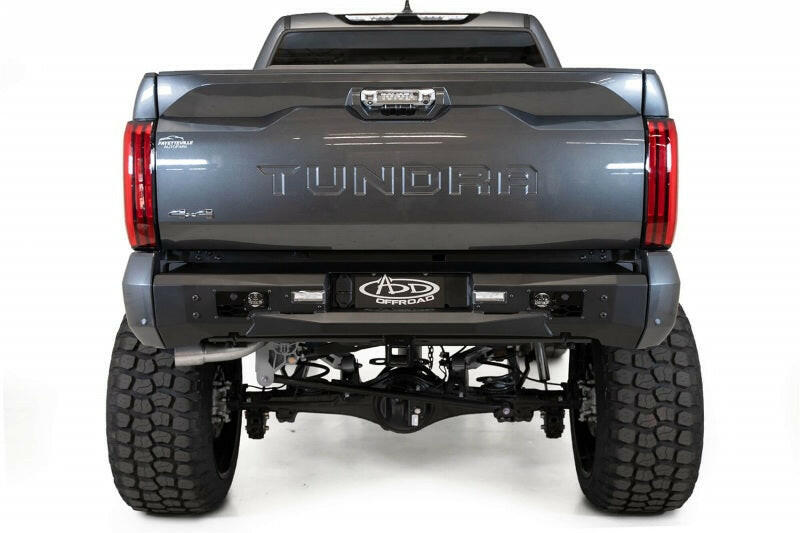 Addictive Desert Designs 22-23 Toyota Tundra Stealth Fighter Winch Rear Bumper Bumpers - Steel Addictive Desert Designs
