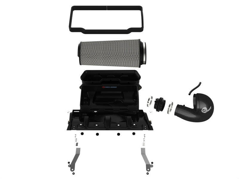aFe 21-23 RAM 1500 TRX Track Series Carbon Fiber Cold Air Intake System w/ Pro DRY S Cold Air Intakes aFe