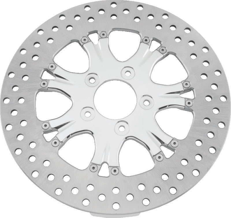 Performance Machine 11.5in Heathen Fr Lt - Chrome Brake Rotors - Drilled Performance Machine