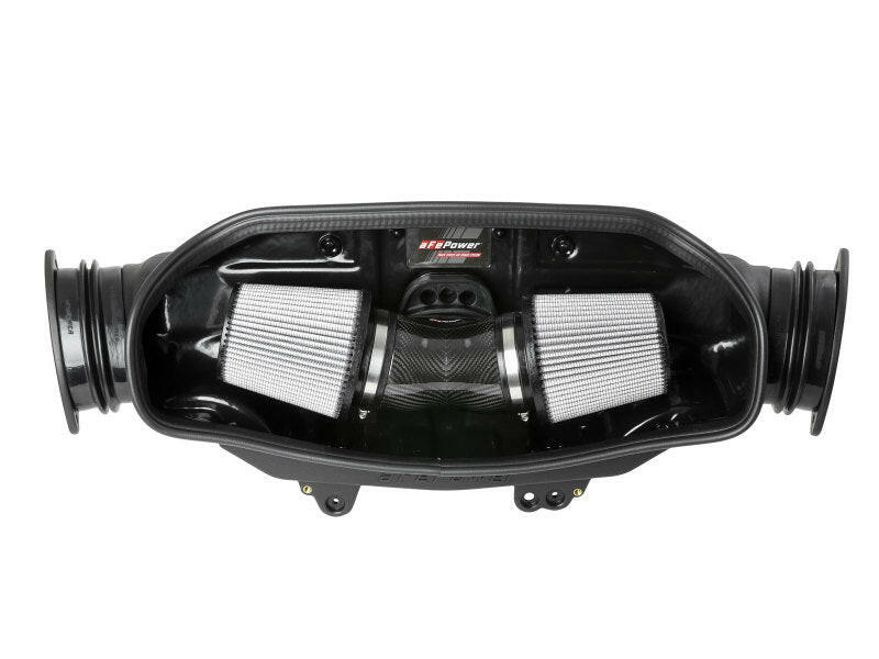 aFe 2020 Corvette C8 Track Series Carbon Fiber Cold Air Intake System With Pro DRY S Filters Cold Air Intakes aFe