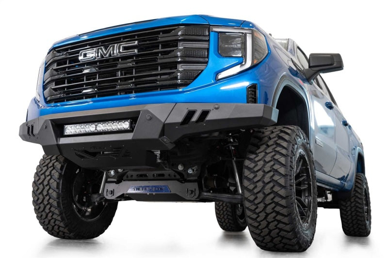 ADD 2022+ GMC 1500 Black Label Front Bumper Bumpers - Steel Addictive Desert Designs
