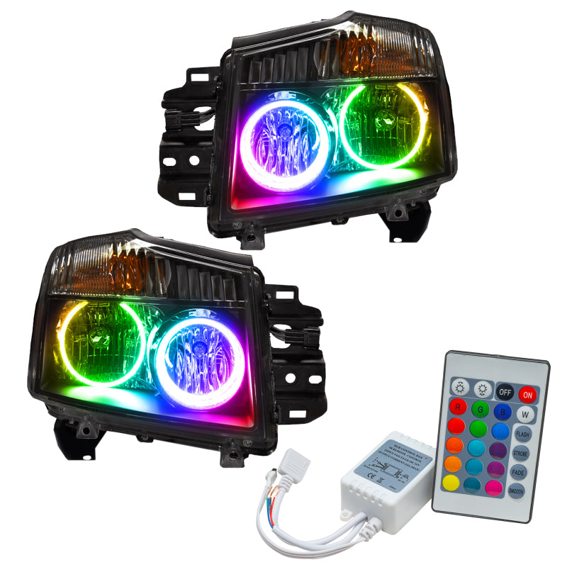 Oracle 08-15 Nissan Titan SMD HL - ColorSHIFT w/ Simple Controller Headlights ORACLE Lighting