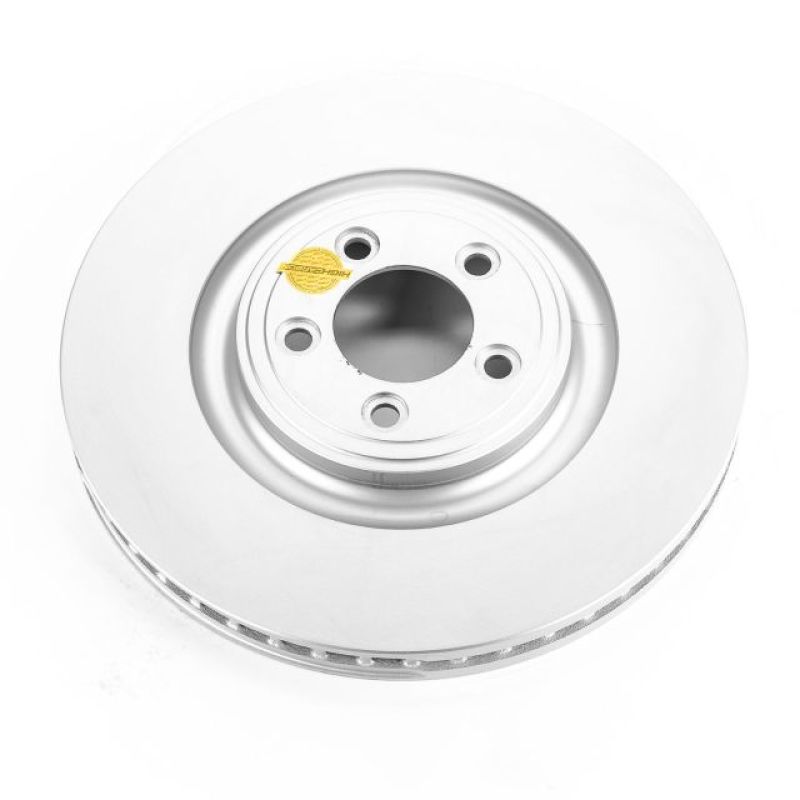 Power Stop 14-19 Jaguar F-Type Front Evolution High Carbon Geomet Coated Rotor Brake Rotors - OE - Cryo PowerStop