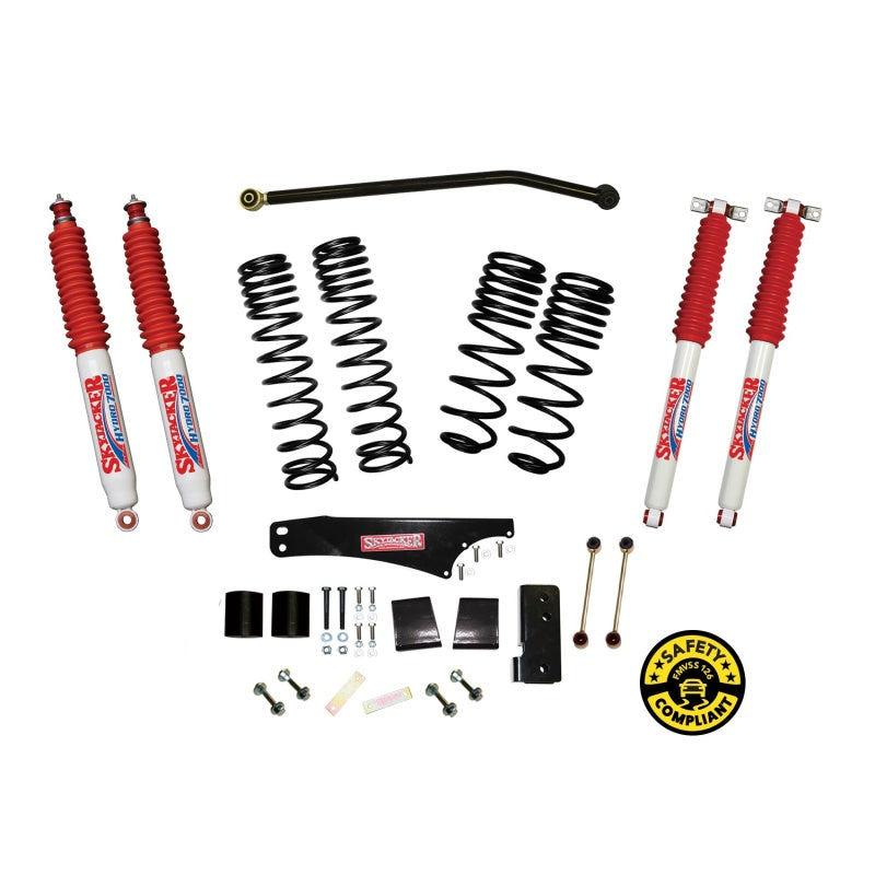 Skyjacker 07-18 Jeep Wrangler JK 2 Door 2WD/4WD Long Travel 3.5in-4in Lift Kit w/Hydro 7000 Shocks Lift Kits Skyjacker