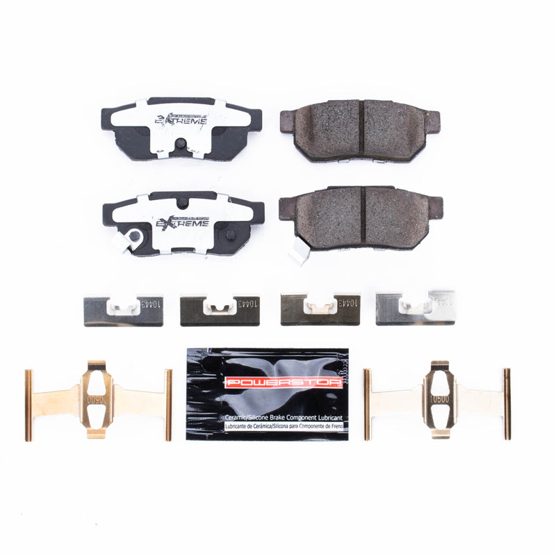 Power Stop 86-01 Acura Integra Rear Z26 Extreme Street Brake Pads w/Hardware Brake Pads - Performance PowerStop