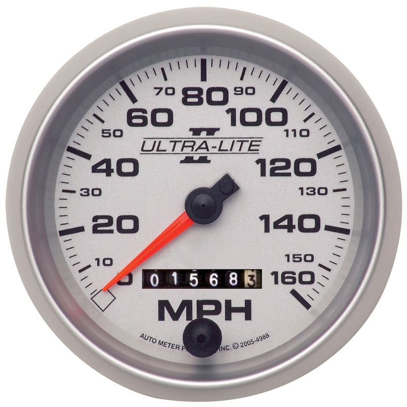 Autometer Ultra-Lite II 3-3/8in 160MPH Mechanical Speedometer Gauges AutoMeter