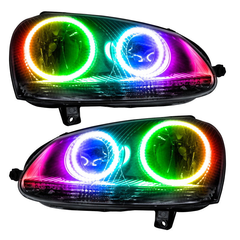 Oracle 06-10 Volkswagen Jetta SMD HL - Chrome - ColorSHIFT Headlights ORACLE Lighting