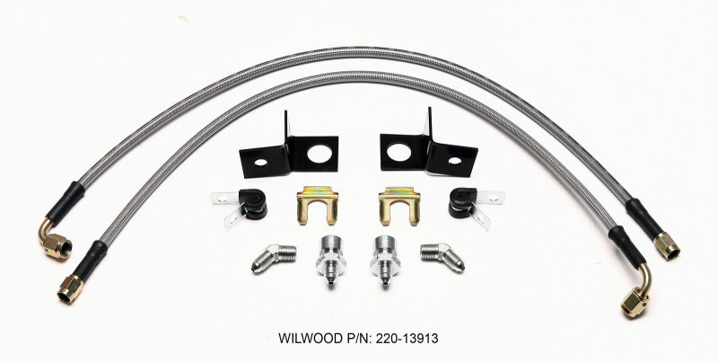 Wilwood Flexline Kit Rear 2015-Up Mustang Brake Line Kits Wilwood
