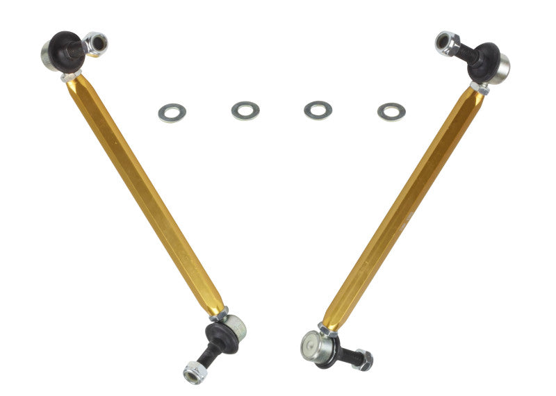 Whiteline 05-10 Chevy Cobalt/6/09+ Cruze/06-11 HHR Front Sway Bar - Link Assembly H/D Adj Steel Ball Sway Bar Endlinks Whiteline