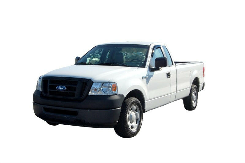AVS 04-08 Ford F-150 Standard Cab (Excl. 04 Heritage) Ventvisor Window Deflectors 2pc - Smoke Wind Deflectors AVS
