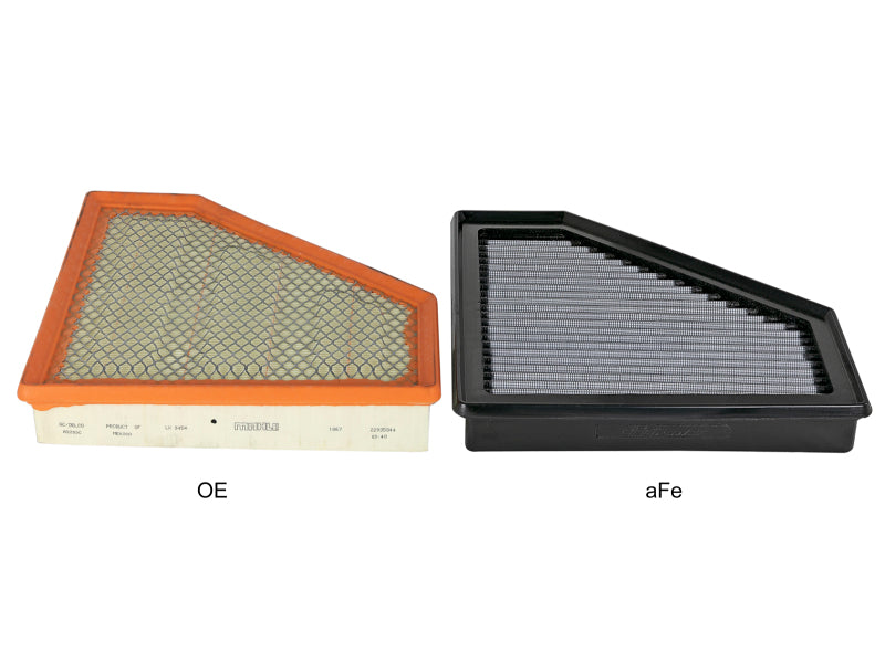aFe Magnum FLOW OE Replacement Air Filter Cadillac CTS-V 16-19 V8-6.2L (sc) Air Filters - Direct Fit aFe