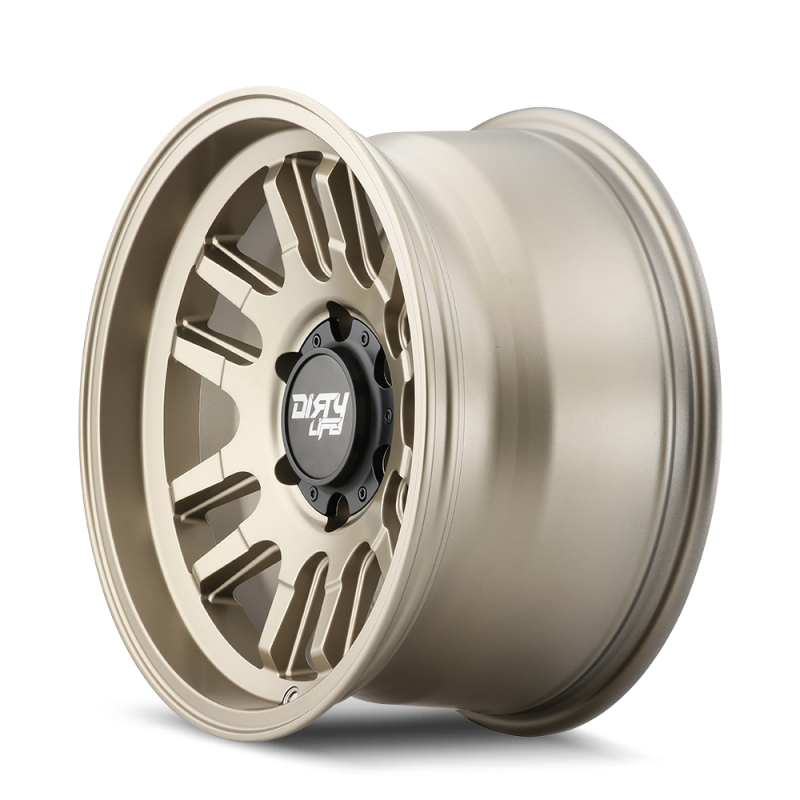 Dirty Life 9310 Canyon 17x9 / 5x127 BP / -12mm Offset / 71.5mm Hub Satin Gold Wheel Wheels - Cast Dirty Life