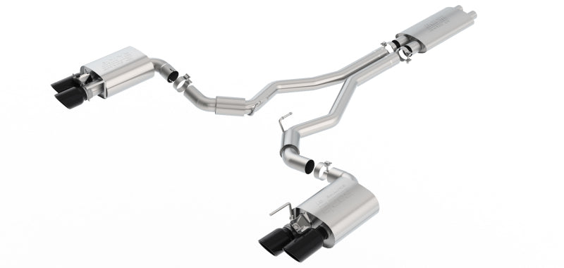 Borla 18-20 Ford Mustang GT 5.0L AT/MT ECE Approved Cat-Back Exhaust w/ Active Valve Catback Borla