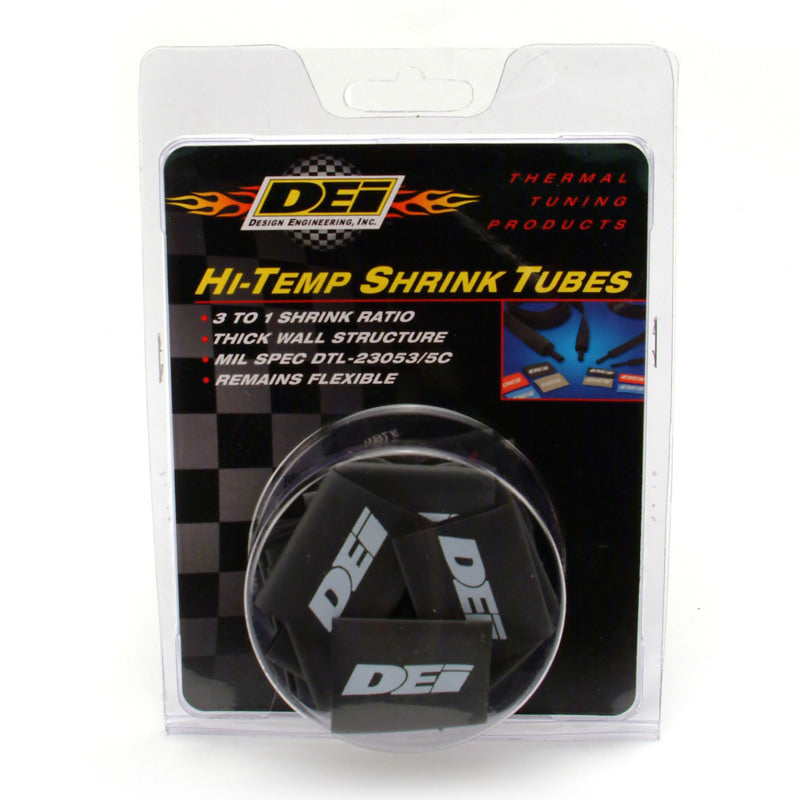 DEI Hi-Temp Shrink Tube 18mm x 1.5in - Black Heat Shrink DEI