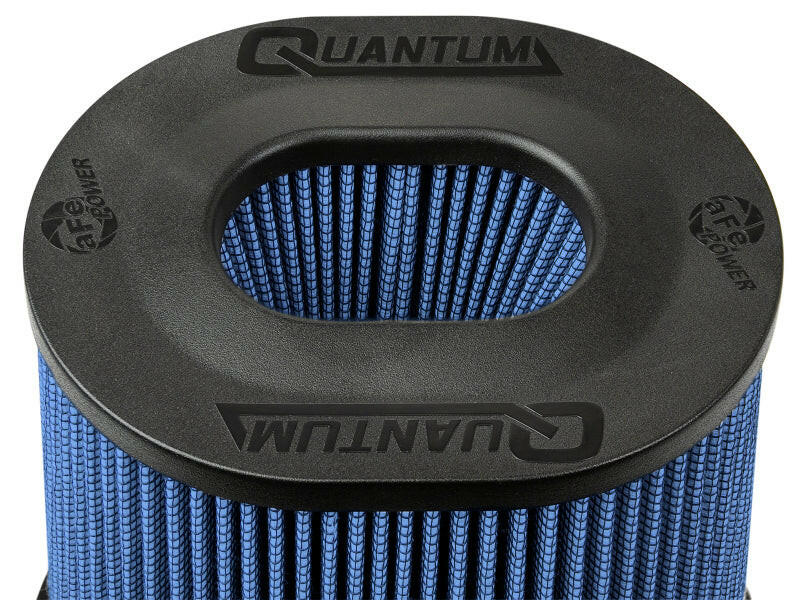 aFe Quantum Pro-5 R Air Filter Inverted Top - 5in Flange x 9in Height - Oiled P5R Cold Air Intakes aFe