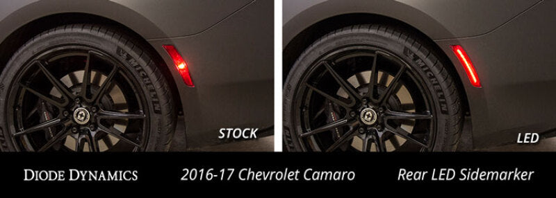 Diode Dynamics 16-21 Chevrolet Camaro LED Sidemarkers - Amber/ - Red (set) Light Accessories and Wiring Diode Dynamics