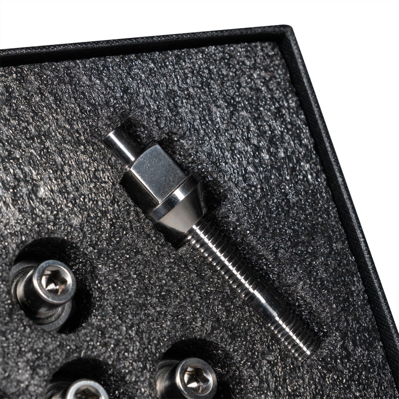 Wheel Mate Titanium Wheel Stud Conversion (Raw Ti) - M14x1.25 to M14x1.5 - 74mm - 60deg Lug Nut Wheel Studs Wheel Mate