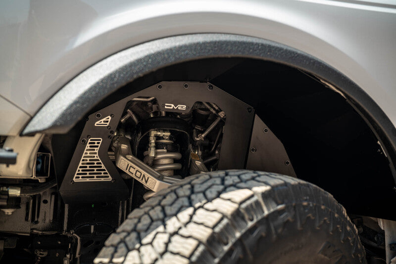 DV8 Offroad 21-25 Ford Bronco Addictive Desert Designs Front Inner Fender Liners Wheel Well Liners DV8 Offroad