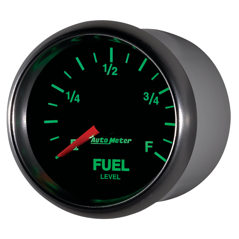 Autometer GS 2 1/16in. 0-280 Ohms Fuel Level Gauge - Stepper Motor Gauges AutoMeter
