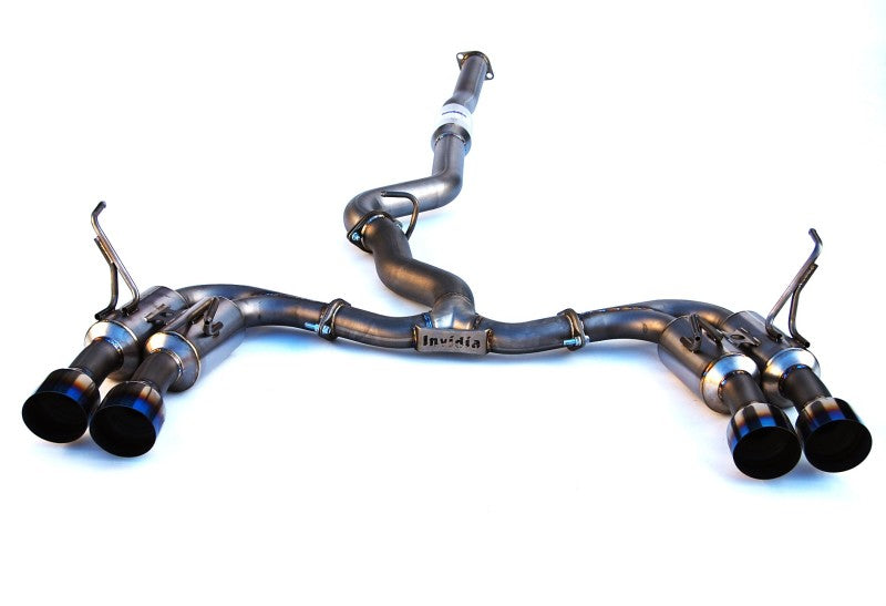 Invidia 2015+ WRX/STi Gemini 80mm Full Titanium Quad 101mm Tip Cat-Back Exhaust Catback Invidia