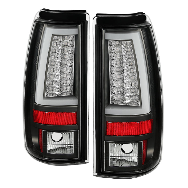 Spyder Chevy Silverado 1500/2500 99-02 Version 2 LED Tail Lights - Black ALT-YD-CS99V2-LED-BK Tail Lights SPYDER