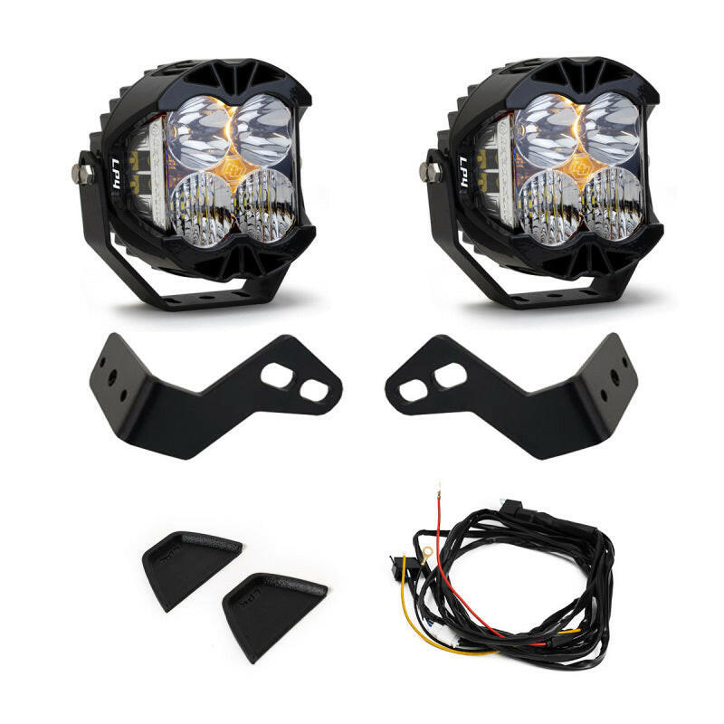 Baja Designs Can-Am Maverick R LP4 A-Pillar Kit Light Bars & Cubes Baja Designs