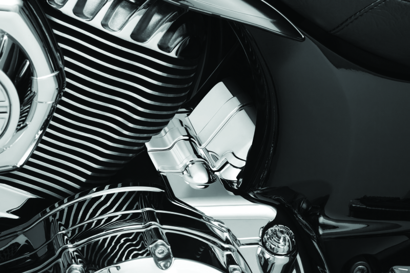 Kuryakyn Transmission Cover Indian Chrome Exterior Trim Kuryakyn
