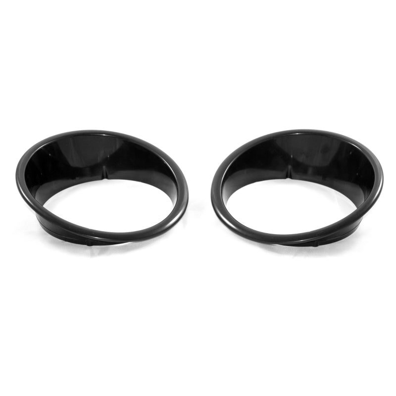 Rugged Ridge Headlight Bezels Black 07-18 Jeep Wrangler JK Light Mounts Rugged Ridge
