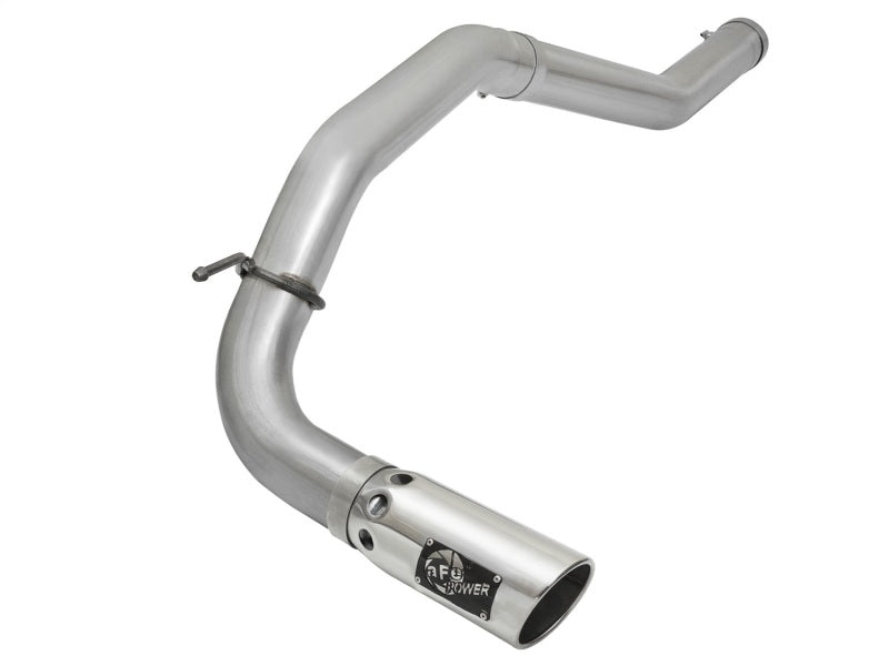 aFe LARGE Bore HD Exhausts 4in DPF-Back SS-409 2016 Nissan Titan XD V8-5.0L CC/SB (td) DPF Back aFe
