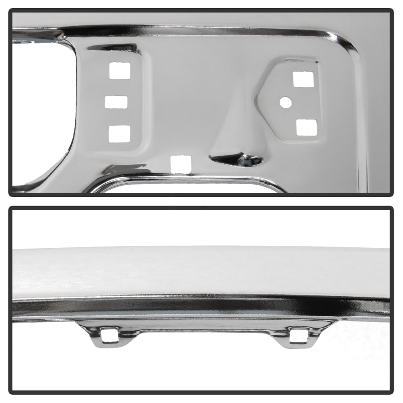Spyder Ford F150 09-14 w/Fog Light Hole w/o Harley Model Front Bumper - Chrome (OEM 9L3Z17757B) Bumper Accessories SPYDER