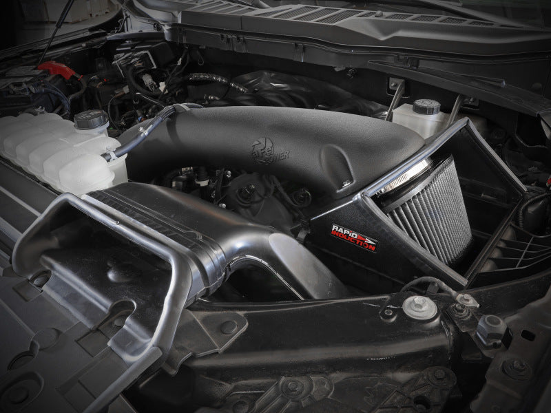 aFe Rapid Induction Cold Air Intake System w/Pro DRY S Filter 2021+ Ford F-150 V8-5.0L Cold Air Intakes aFe