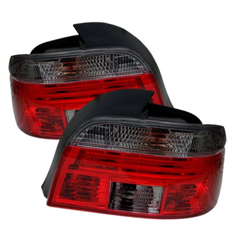 xTune BMW E39 5-Series 97-00 Tail Light Red Smoke ALT-CI-BE3997-RSM Tail Lights SPYDER