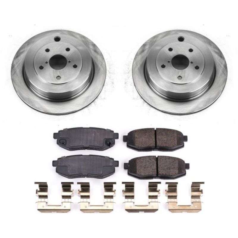Power Stop 06-07 Subaru B9 Tribeca Rear Autospecialty Brake Kit Brake Kits - OE PowerStop