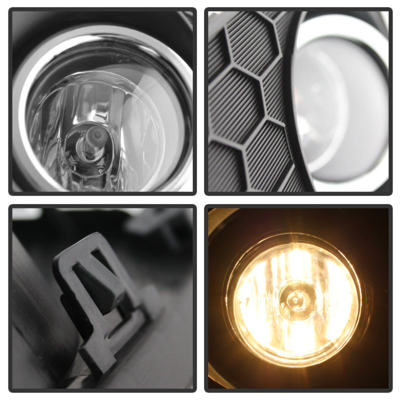 Spyder Honda Accord 2013-2015 2Dr OEM Fog Lights W/Switch- Clear FL-HA2013-2D-C Fog Lights SPYDER