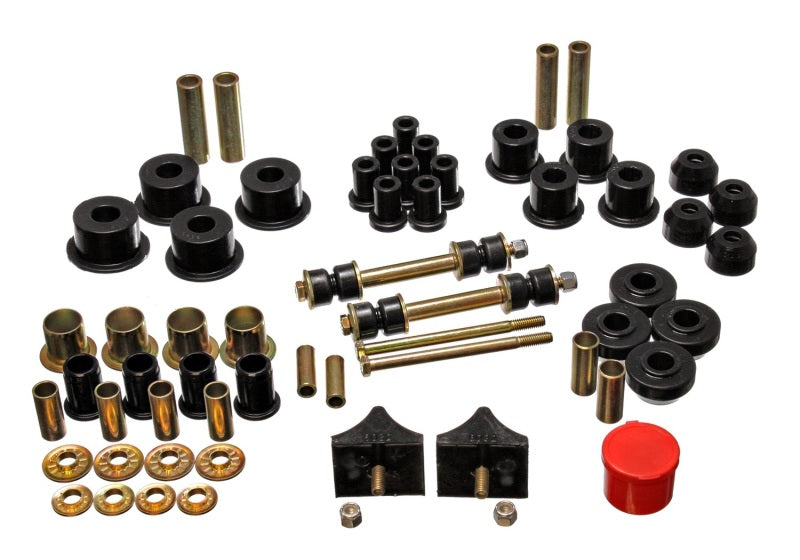 Energy Suspension 66-76 Chrysler A Body - Dart/Demon/Duster/Valiant Black Hyper-flex Master Bushing Bushings - Full Vehicle Kits Energy Suspension