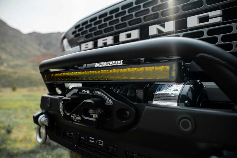 DV8 Offroad 20In Elite Series Amber LED Light Bar - Single Row Light Bars & Cubes DV8 Offroad