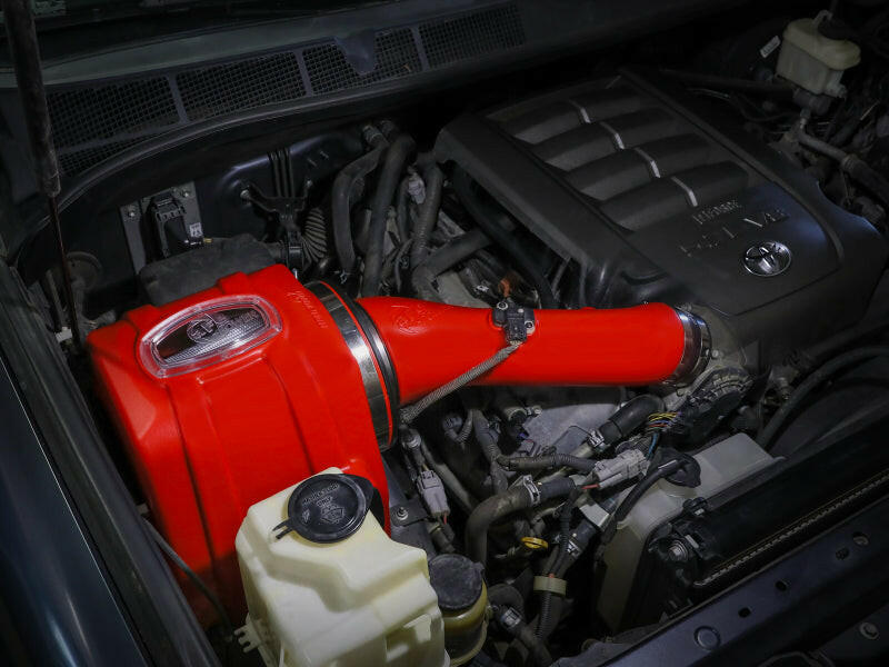 aFe 07-21 Toyota Tundra V8 5.7L Momentum GT Red Edition Cold Air Intake System w/ Pro DRY S Filter Cold Air Intakes aFe