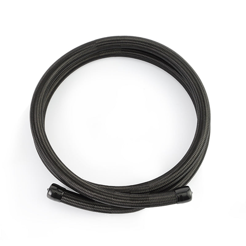 Mishimoto 6Ft Stainless Steel Braided Hose w/ -10AN Fittings - Black Oil Line Kits Mishimoto