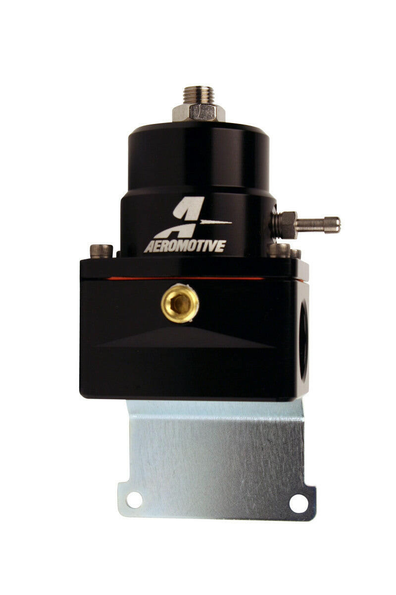 Aeromotive Adjustable EFI Regulator (2) -10 Inlet/-6 Return - Black Fuel Pressure Regulators Aeromotive