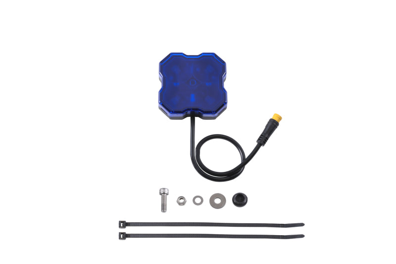 Diode Dynamics Stage Series Single Color LED Rock Light - Blue M8 (one) Light Accessories and Wiring Diode Dynamics